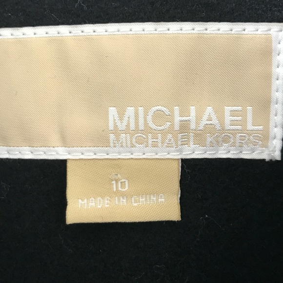 MICHAEL Michael Kors Black Pea Coat - Picture 4 of 7